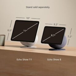 Alternative view of Amazon Alexa Assistente Virtual Echo Show 11 (2026) – Tela HD de 11" com áudio espacial e Alexa - Branco Glaciar