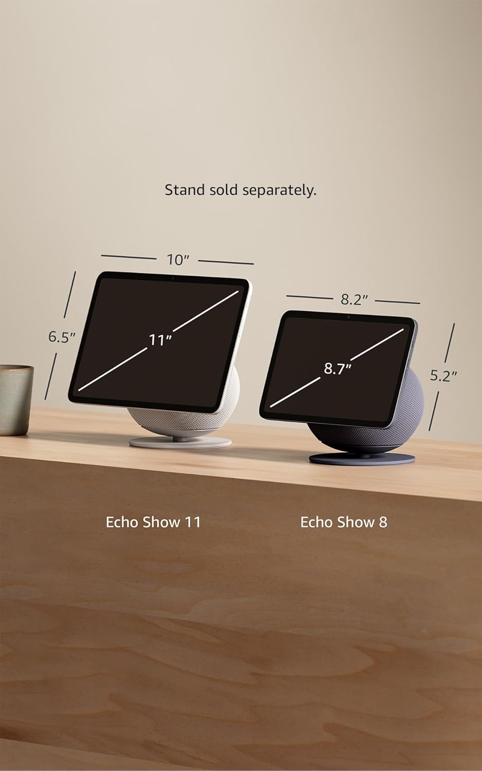 Amazon Alexa Assistente Virtual Echo Show 11 (2026) – Tela HD de 11" com áudio espacial e Alexa - Branco Glaciar - Image 2