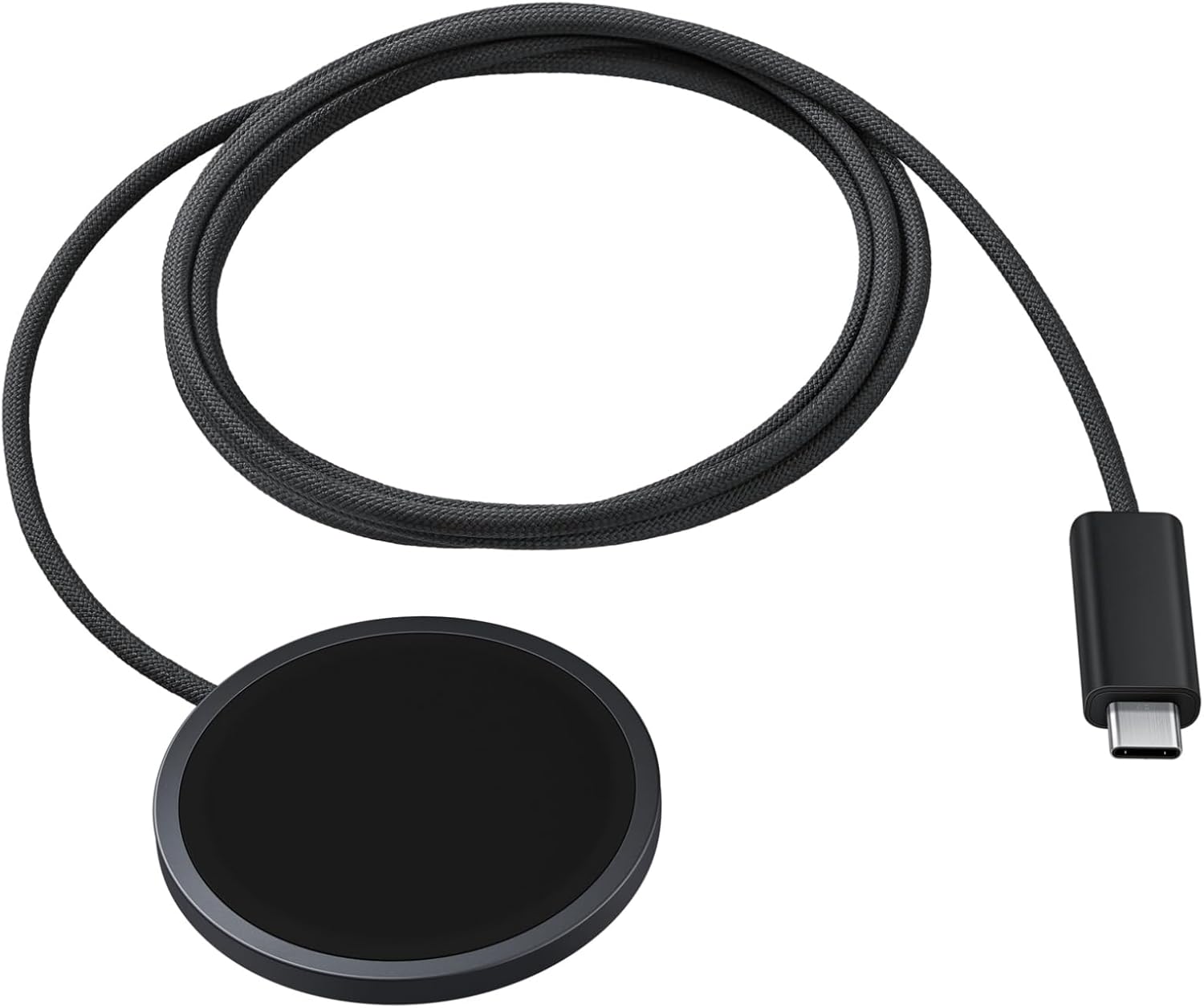 Carregador sem fio magnético Qi2 de 25W + carregador de 45W - Cinza escuro (Original) - Imagem 2