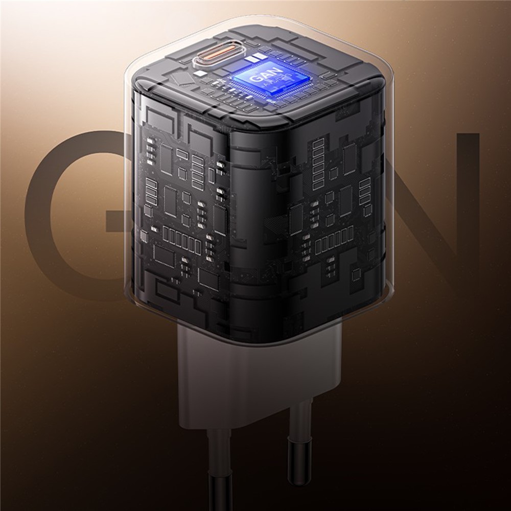 Carregador USB C Gan YC117 de 60W com cabo USB C Yesido - Laranja - Imagem 10