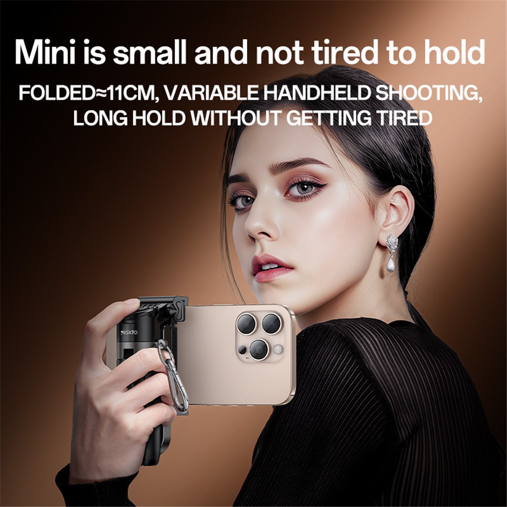Mini Bastão de Selfie com Tripé Extensível e Compatível com Bluetooth para Android/iOS com Controle Remoto YESIDO SF29 - Image 4