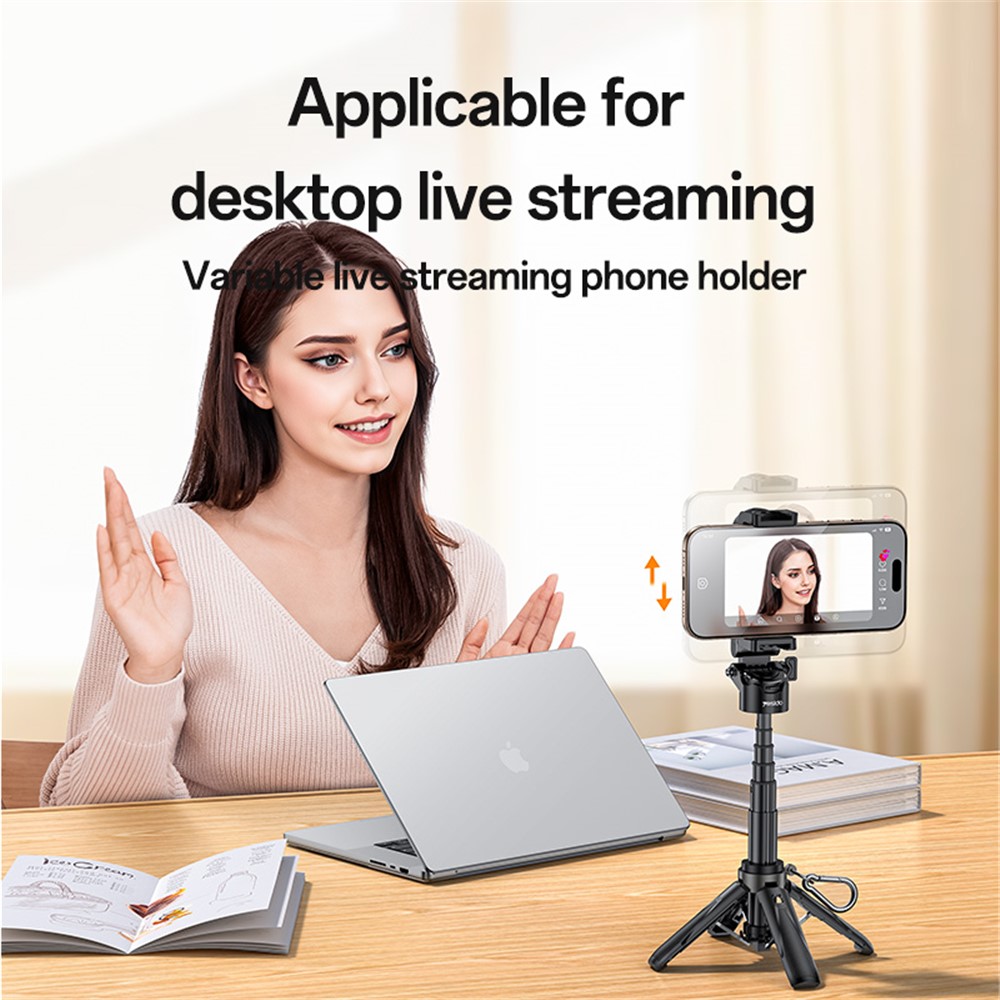 Mini Bastão de Selfie com Tripé Extensível e Compatível com Bluetooth para Android/iOS com Controle Remoto YESIDO SF29 - Image 5