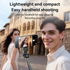 MINI Tripé Bastão de Selfie com Suporte Magnético para Celular e Controle Remoto para Viagens/Vlogs YESIDO SF31 - Image 7