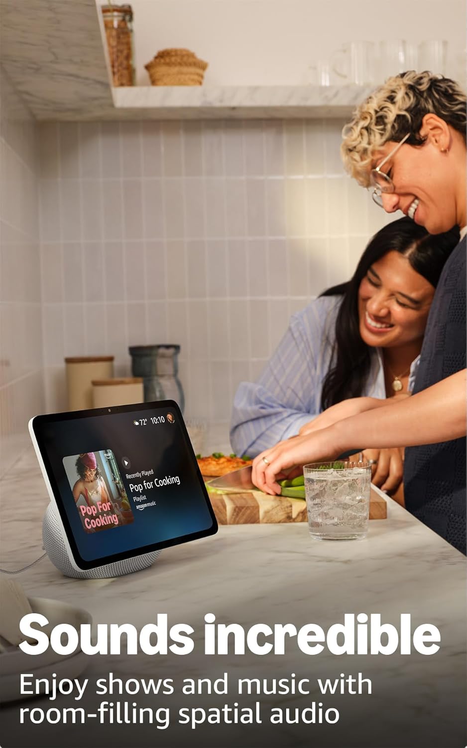 Amazon Alexa Assistente Virtual Echo Show 11 (2026) – Tela HD de 11" com áudio espacial e Alexa - Branco Glaciar - Image 5
