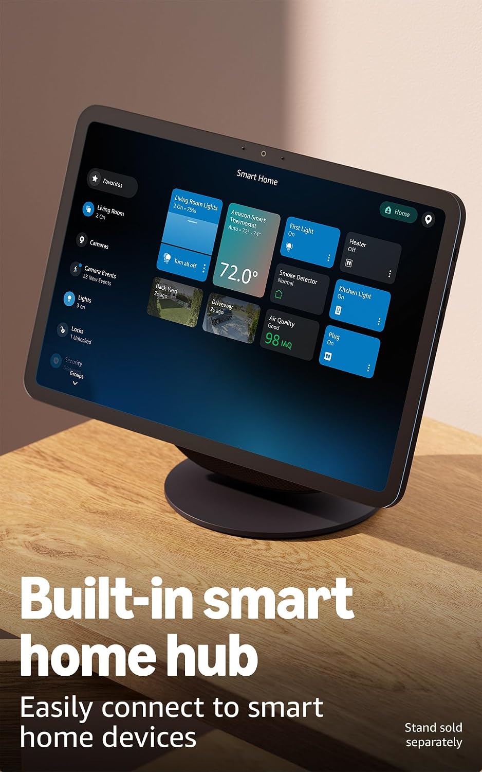 Amazon Alexa Assistente Virtual Echo Show 11 (2026) – Tela HD de 11" com áudio espacial e Alexa - Branco Glaciar - Image 4