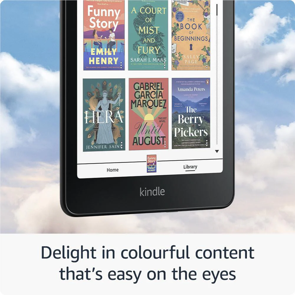 Amazon Kindle Colorsoft Signature Edition 16GB com carregamento sem fio – Preto Metálico - Image 3