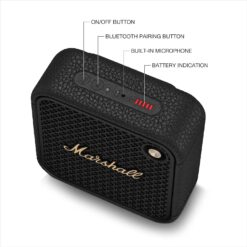 Coluna Portátil Marshall Willen II Bluetooth Black & Brass