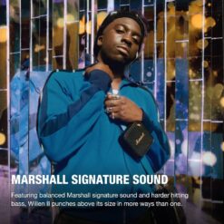Coluna Portátil Marshall Willen II Bluetooth Black & Brass