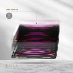 Capa magnética Levelo Elegante em couro híbrido