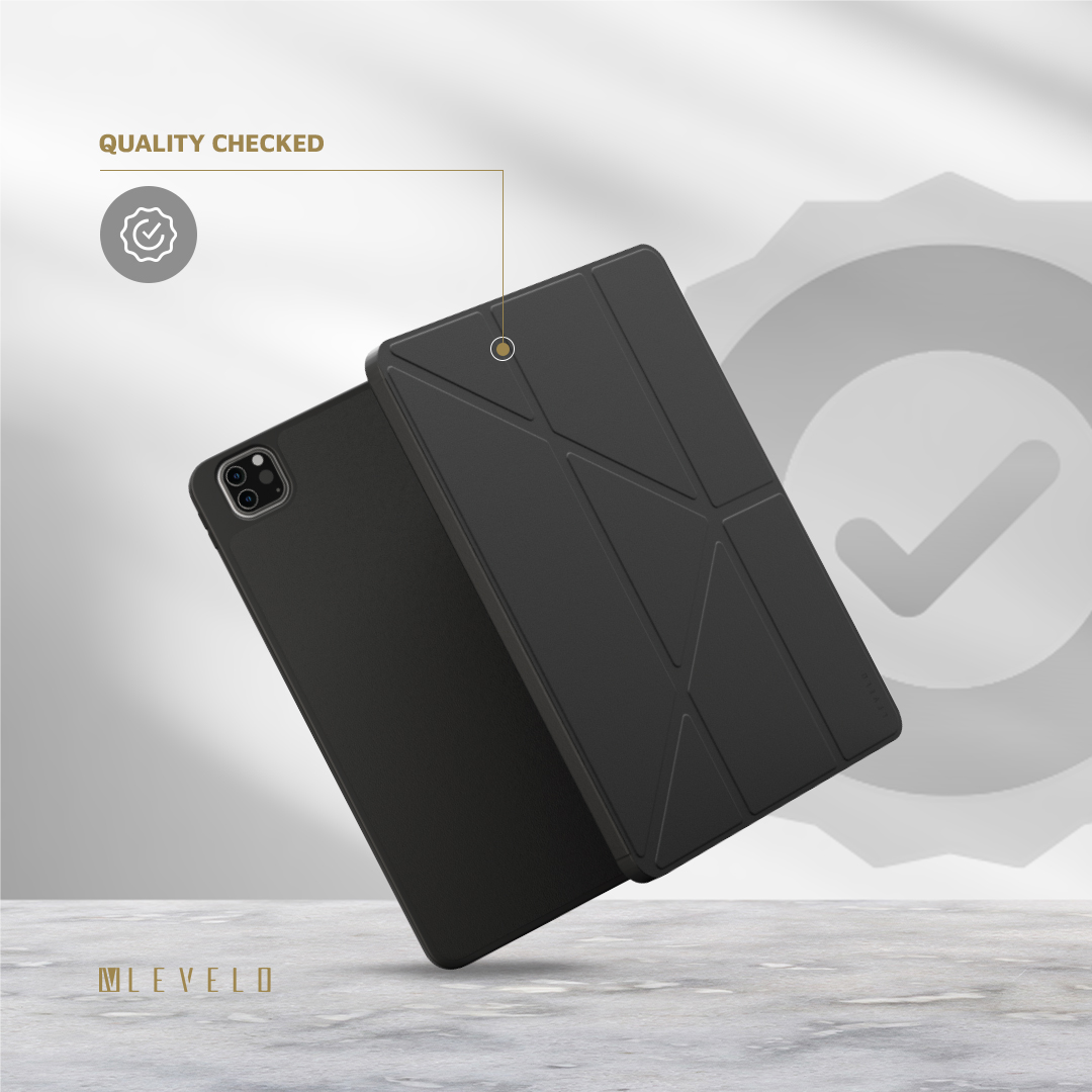 Capa magnética Levelo Elegante em couro híbrido