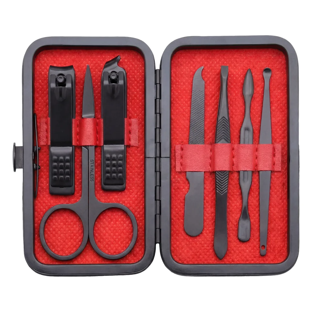 Kit de Manicure Green Lion 7 em 1 - Preto