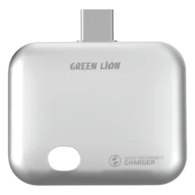 Carregador inteligente Green Lion com desconexão automática - Cinza