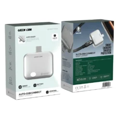 Carregador inteligente Green Lion com desconexão automática - Cinza
