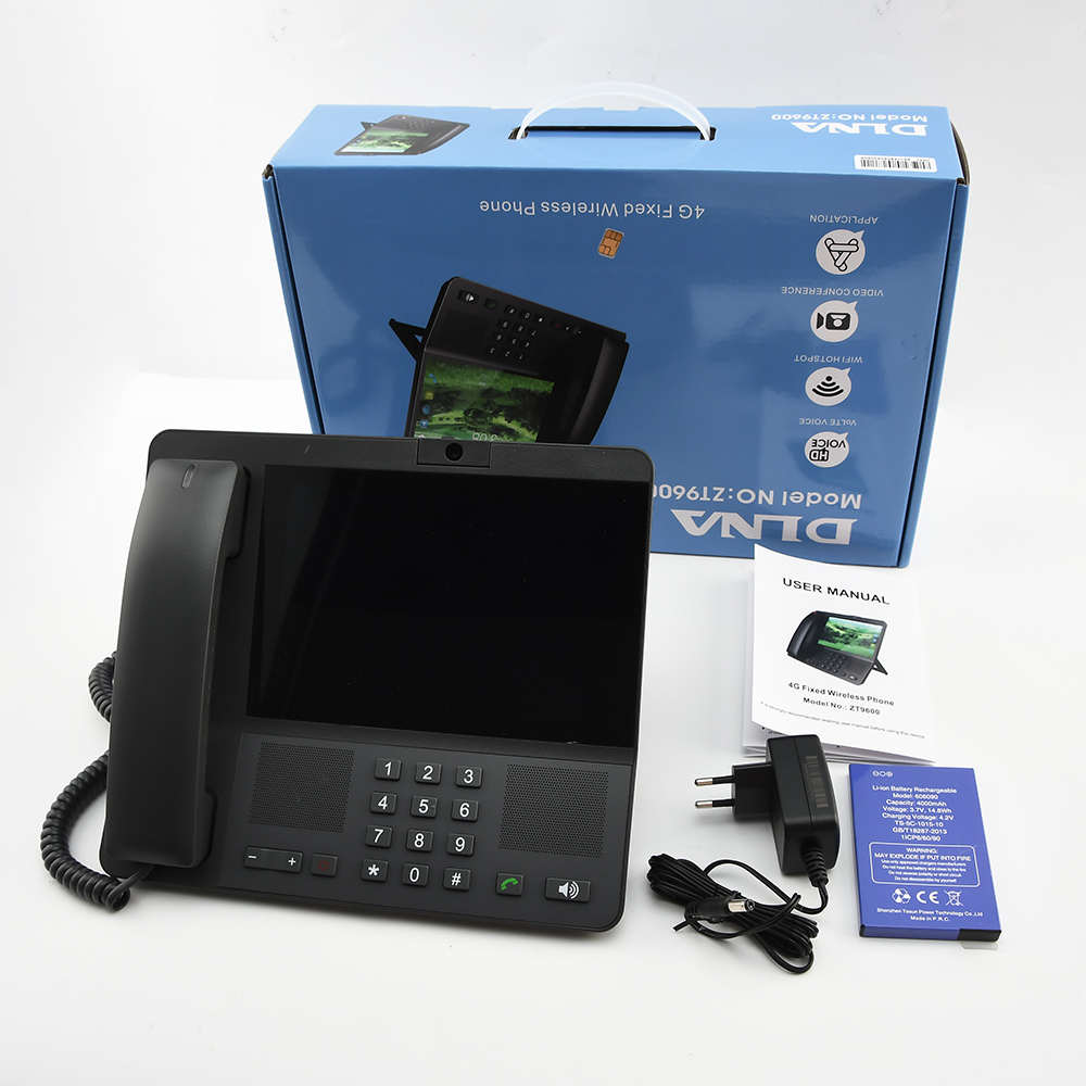 Telefone Fixo wireless 4G / 16GB tela de 8" com Android 11 ZT9600 DLNA - Image 3