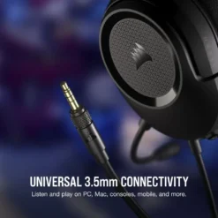 Bundle Corsair 4-in-1 Gaming Teclado K55 Core RGB (PT) + Rato Harpoon RGB Pro 12000DPI + Headset HS35 Surround v2 + Tapete de Rato M - Image 10