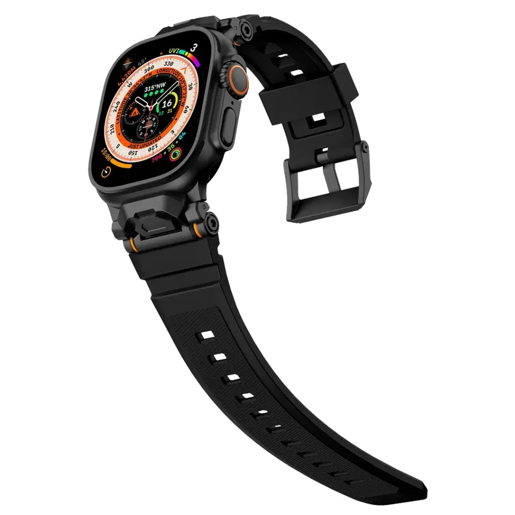Bracelete para Apple Watch Ultra / Samsung Watch Ultra Levelo Nico 49/46 mm - Preto - Image 2