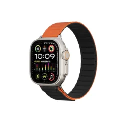 Alternative view of Bracelete para Apple Watch e Samsung Watch de silicone Levelo Stella com ímã - 49/46 mm