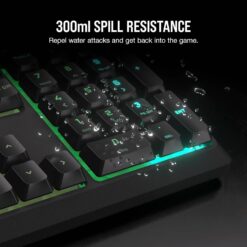 Bundle Corsair 4-in-1 Gaming Teclado K55 Core RGB (PT) + Rato Harpoon RGB Pro 12000DPI + Headset HS35 Surround v2 + Tapete de Rato M - Image 6