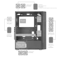 Alternative view of Computador Gaming / Workstation M-Ultra Intel i9 |32GB RAM| RTX 5050 8GB| SSD nvme 512GB + 2TB HDD