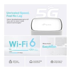 Alternative view of Router TP-Link Archer NX200 AX1800 Dual-Band Gigabit WiFi 6 5G (Desbloqueado)