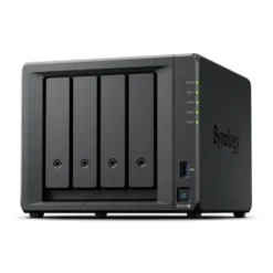 NAS Synology DiskStation DS425+ | 4 Baías | CPU 4-Core Intel Celeron J4125 | RAM 2GB DDR4 | Preto