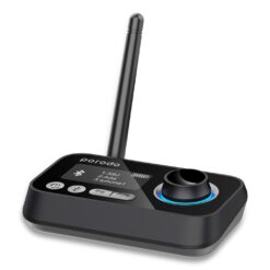 Alternative view of Transmissor e receptor Bluetooth 3 em 1 Porodo e adaptador de áudio sem fio - Preto