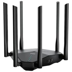 Roteador Wi-Fi portátil de banda dupla Porodo - Preto loja angola africel unitel