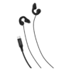 Fones de ouvido com fio USB-C Powerology Voro Earhook - Preto
