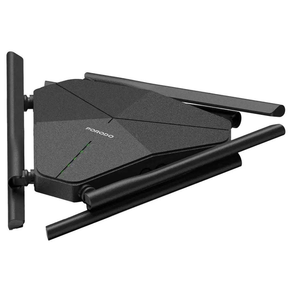 Router 4G Wi-Fi portátil de banda dupla Porodo - Preto (Desbloqueado) - Image 3