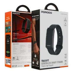 Alternative view of Pulseira Inteligente Porodo Trackfit para Atividades Físicas Bluetooth 5.4 Resistente à Água IP68 Mais de 120 Modos Esportivos Monitor de Frequência Cardíaca e Sono, Bateria até 30 Dias - Verde