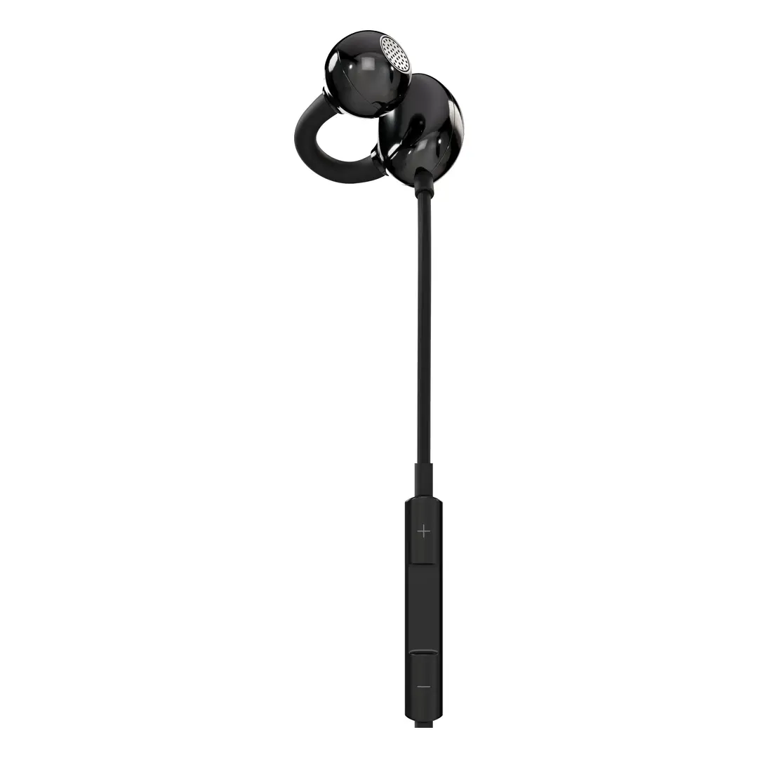 Auriculares com fio USB-C Powerology Voro Earhook - Preto - Image 2