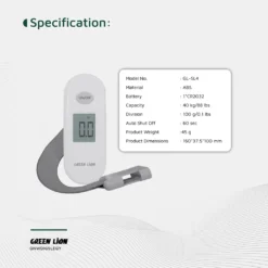 Alternative view of Balança digital para bagagem Green Lion Weight Mate - Cinza