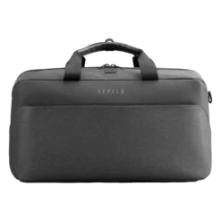 Mala de viagem Levelo Melle em poliéster com porta de carregamento USB - Preta