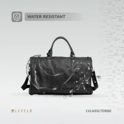 Mala de viagem Levelo AllinStyle em couro Saffiano - Preta - Image 3