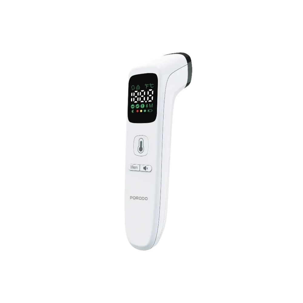 Termômetro multimodo Porodo LiveOn com display LED - Branco