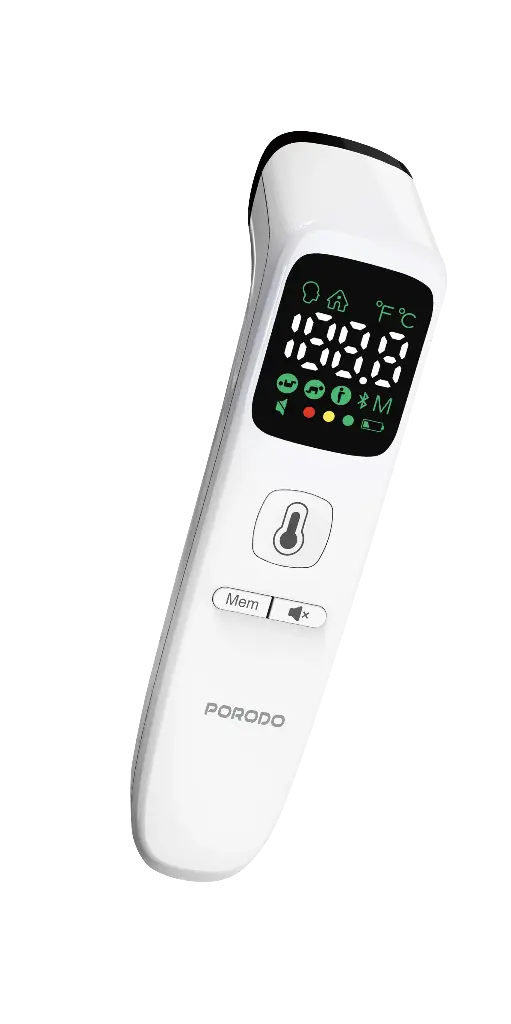 Termômetro multimodo Porodo LiveOn com display LED - Branco - Image 5