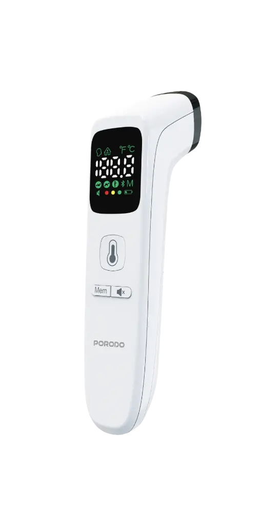 Termômetro multimodo Porodo LiveOn com display LED - Branco - Image 2