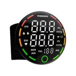Monitor de pressão arterial digital Porodo LiveOn com medição de um toque - Preto