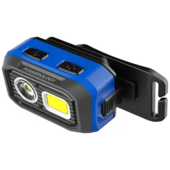 Lanterna de cabeça LED recarregável Powerology BrightVision - Preta - Image 3