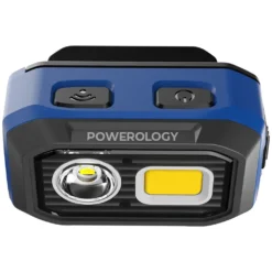 Alternative view of Lanterna de cabeça LED recarregável Powerology BrightVision - Preta