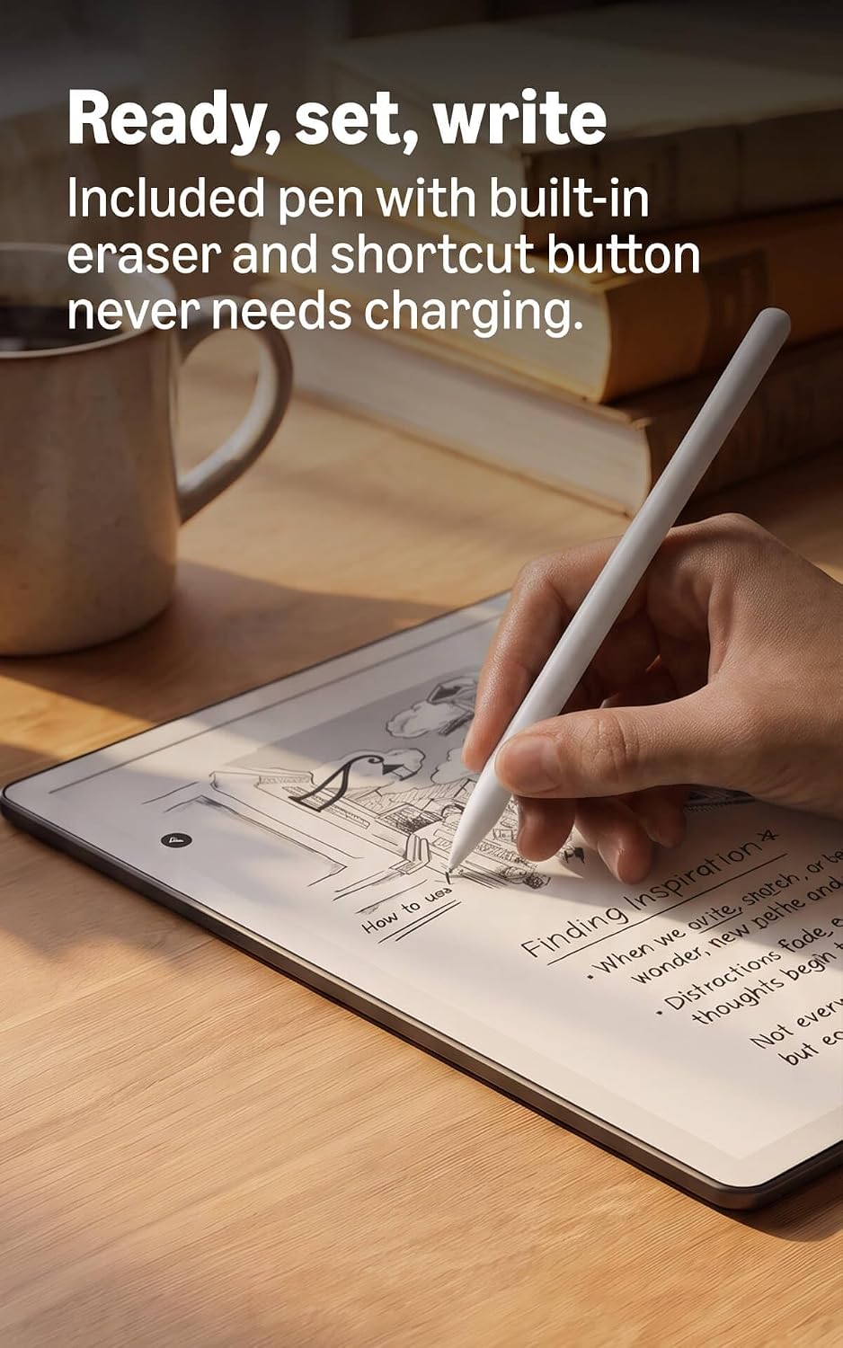 Amazon Kindle Scribe 32GB (2026) — Tela de 11” com aparência de papel e luz frontal — Inclui caneta premium de grafite. - Image 11