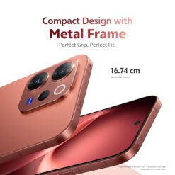 Smartphone Vivo V70 5G 12 + 256 GB | Câmera ZEISS 50 MP | Tela AMOLED curva de 1,5K e 120 Hz | 6500 mAh | IP69, bateria com 4 anos de vida útil - Marrom - Image 13