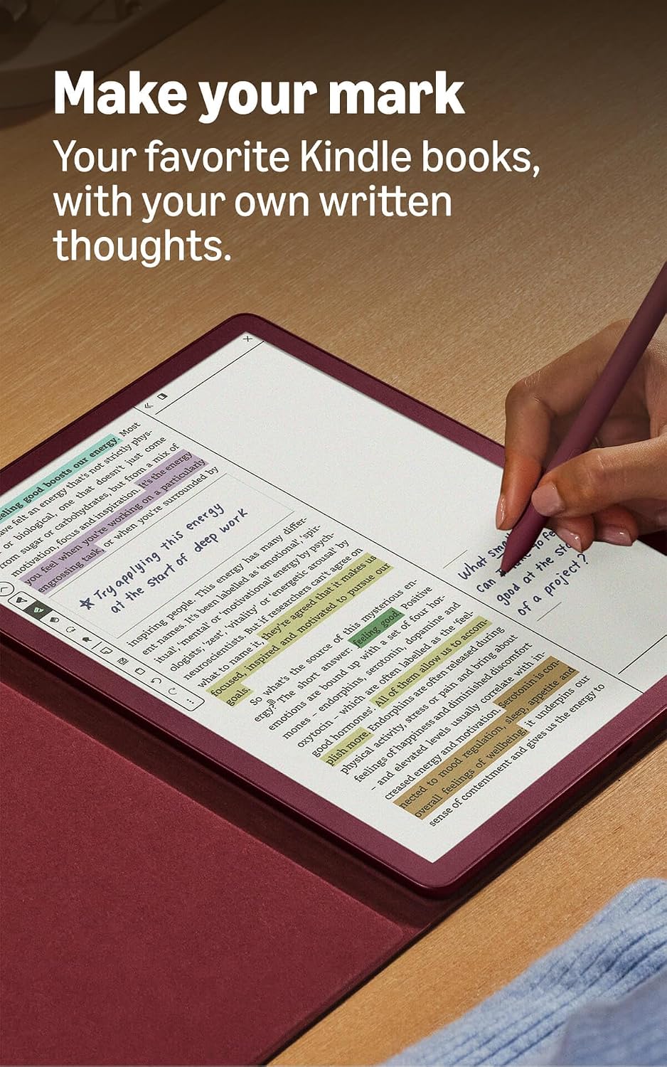 Amazon Kindle Scribe Colorsoft 32GB (2026) Tela colorida de 11” com aparência de papel e luz frontal - Caneta incluída - Grafite - Image 8
