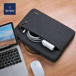 Bolsa para potátil WiWU Pilot Sleeve até 14″ – Preta - Image 7