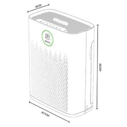 Purificador de ar YESIDO com Wi-Fi, tripla filtragem inteligente, monitor de PM2.5, ultrassilencioso e removedor de formaldeído - Branco - Image 11