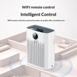 Purificador de ar YESIDO com Wi-Fi, tripla filtragem inteligente, monitor de PM2.5, ultrassilencioso e removedor de formaldeído - Branco - Image 12