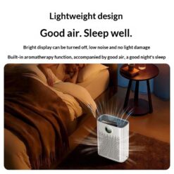 Purificador de ar YESIDO com Wi-Fi, tripla filtragem inteligente, monitor de PM2.5, ultrassilencioso e removedor de formaldeído - Branco - Image 9