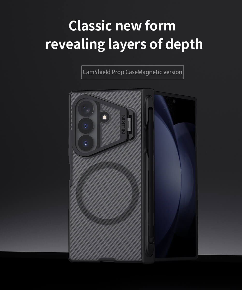 Capa protetora de câmera Nillkin Camshield Prop Magnetic Clear, com suporte para caneta Samsung Galaxy Z Fold 8 Ultra - Image 6