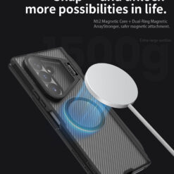 Capa protetora de câmera Nillkin Camshield Prop Magnetic Clear, com suporte para caneta Samsung Galaxy Z Fold 8 Ultra - Image 7