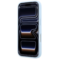 Capa Lacoste Petit Piqué Lacquer Logo Magsafe para iPhone 18 Pro Max e 17 Pro Max Azul